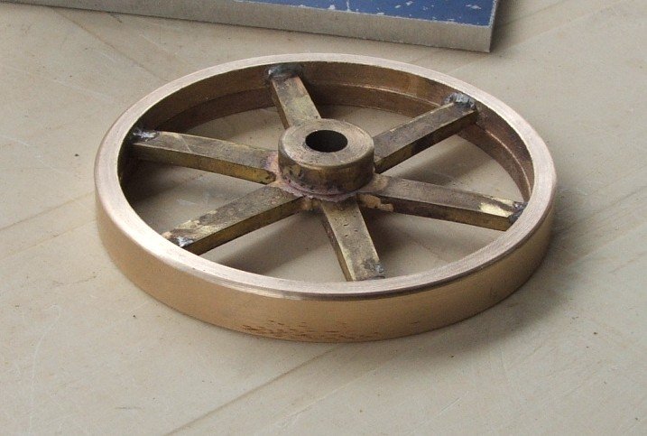 flywheel soldered