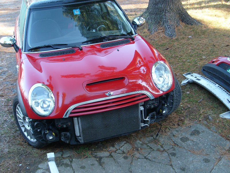 Front fascia & bumper off - to remove an alternator