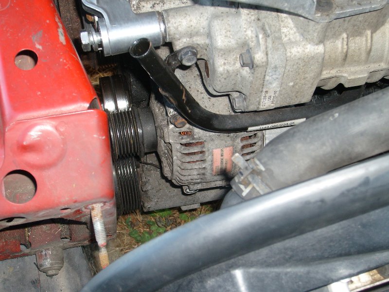 Hey, there IS an alternator in there!