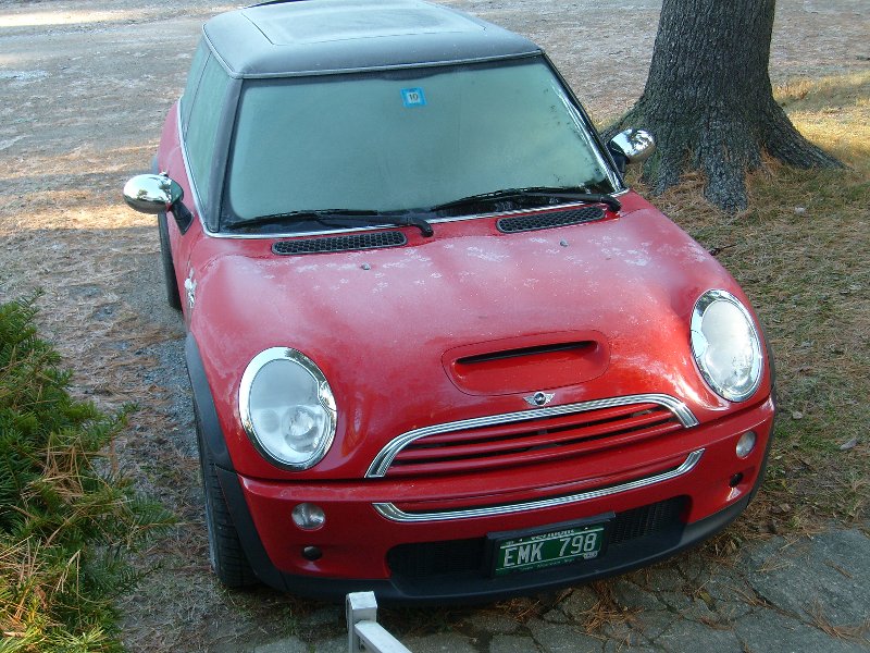 Perfect start to alt removal - nice layer of frost