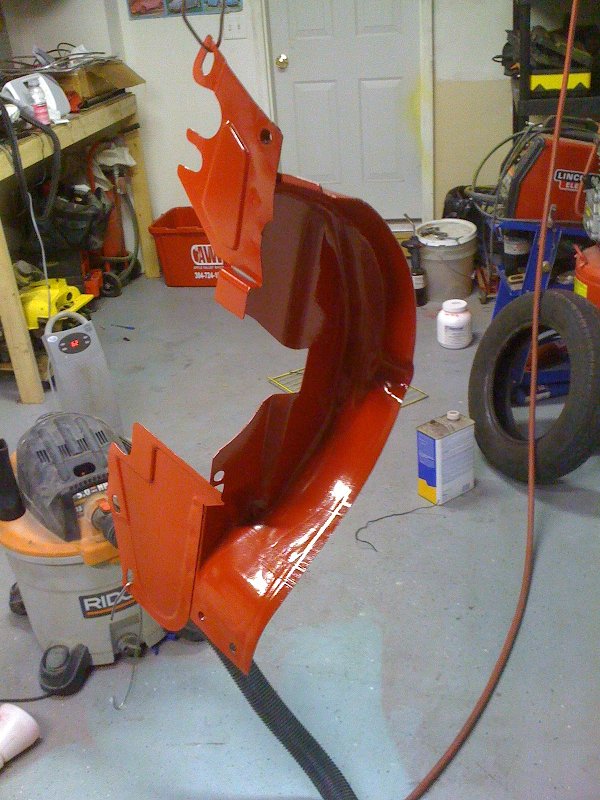 Starting to powder coat