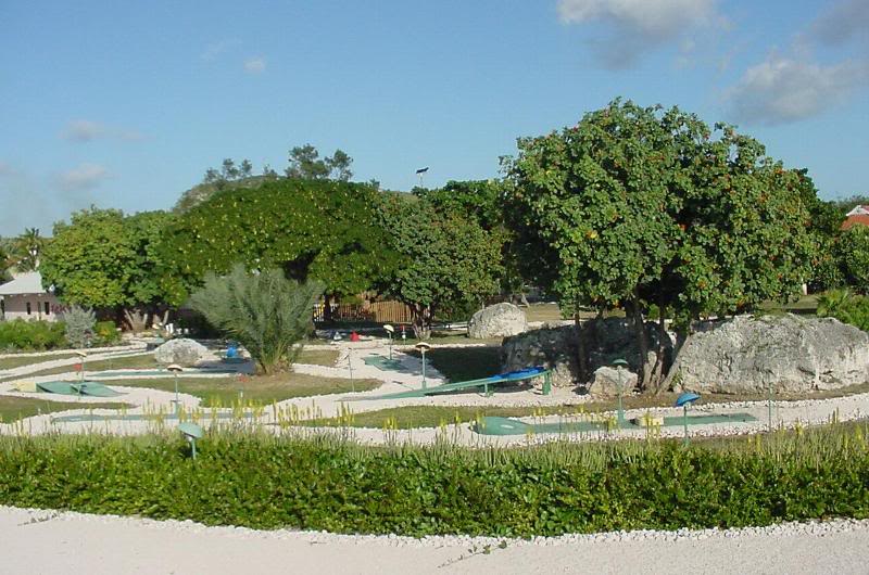 Mini-golf at Hilton Curacao