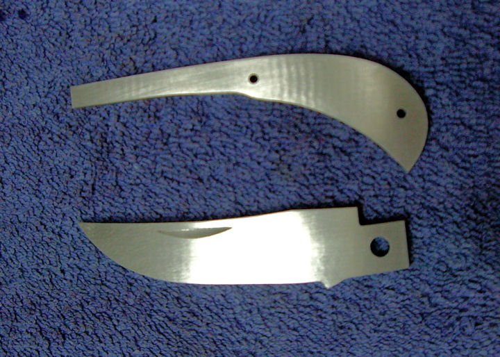 Folder15 Blade & Spring Ready for Heat-treat