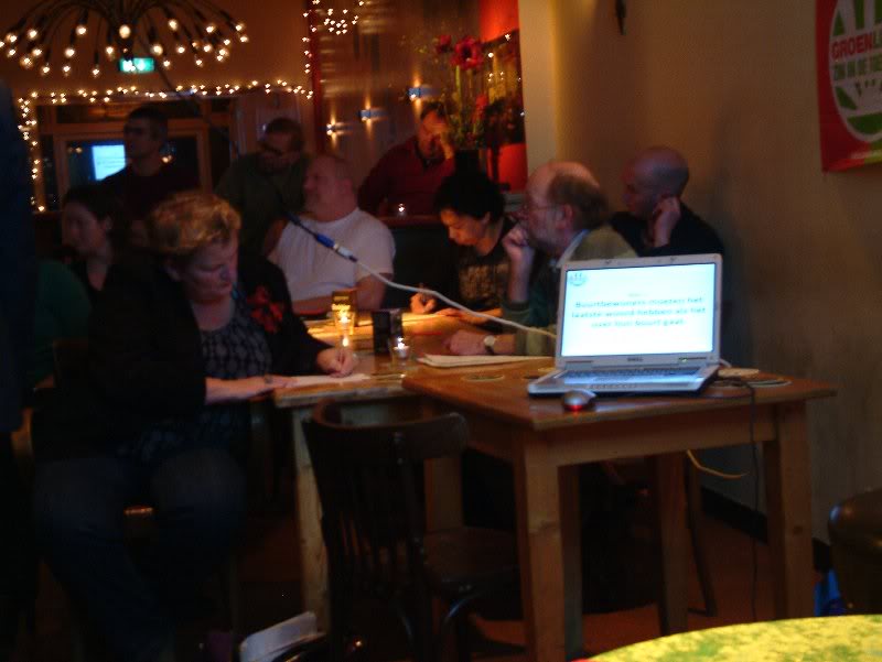 Politiek Caf�� 09dec09 Groenlinks Tilburg 014