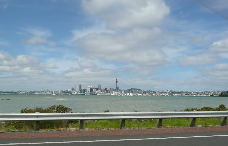 Auckland Skyline from the Harbour Bridge