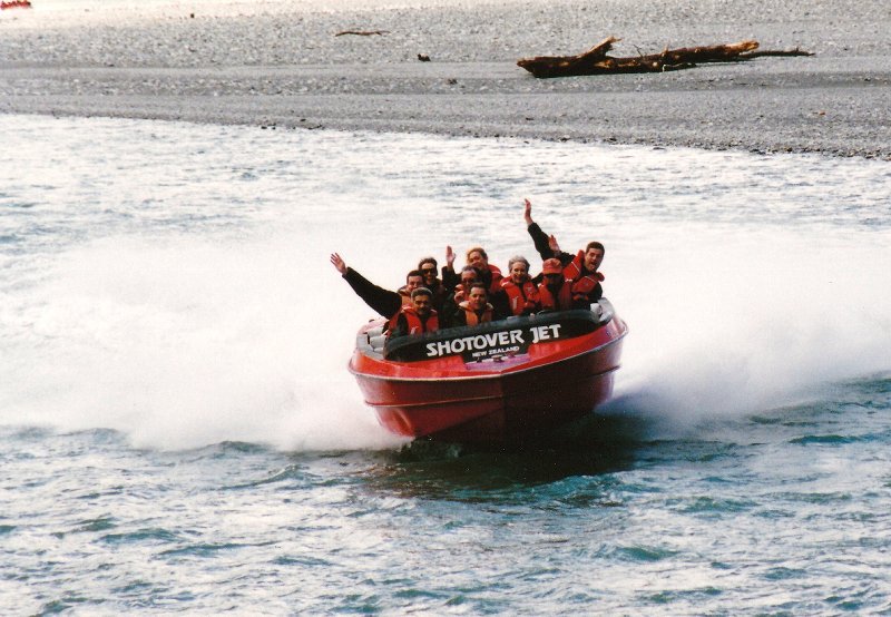 Jetboating on the Shotover River, Queenstown