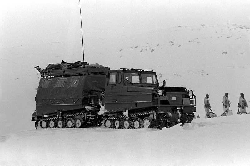 Snowy Volvo BV202