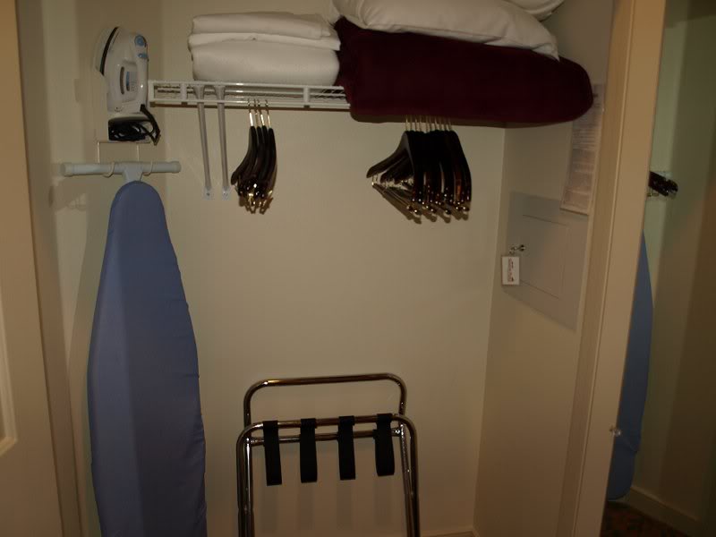 Closet for studio side