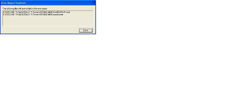 Error after something