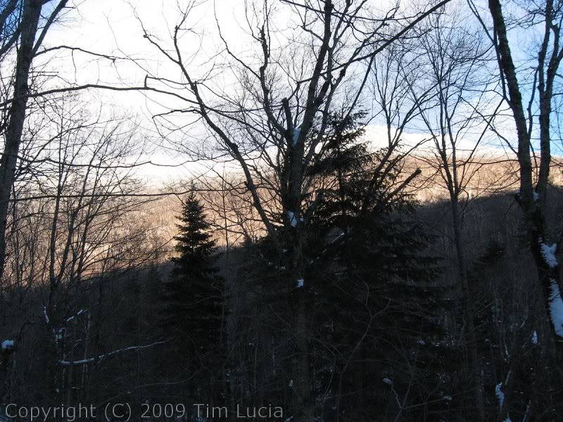 Owl's Head from the Lincoln Brook Trail