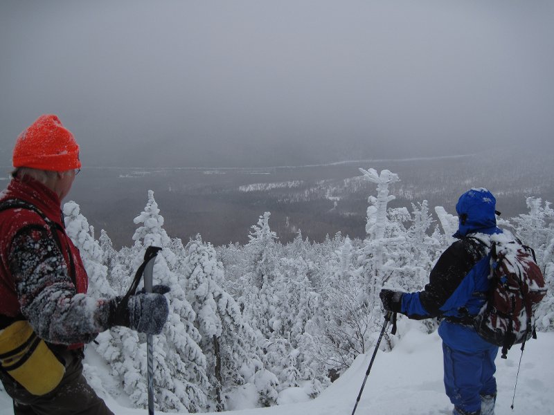Stan and Peakbagger South view Mt Crescent 16jan10