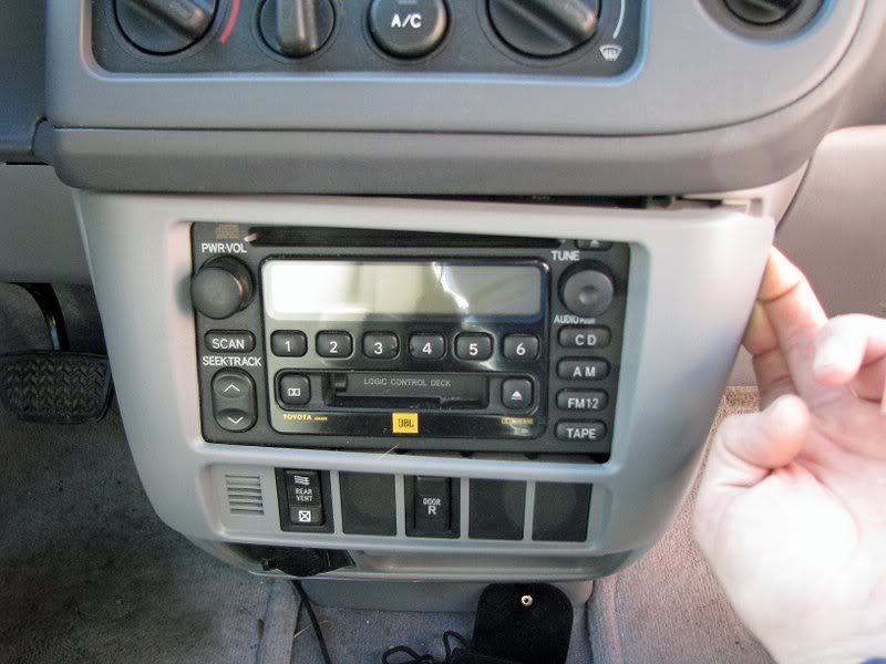 Radio Bezel Removal