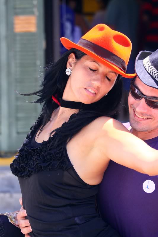 Dramatic pose! La Boca, Buenos Aires