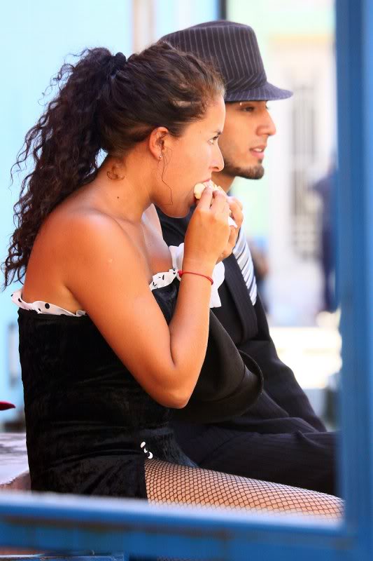 The Tanguera's snack! La Boca, Buenos Aires