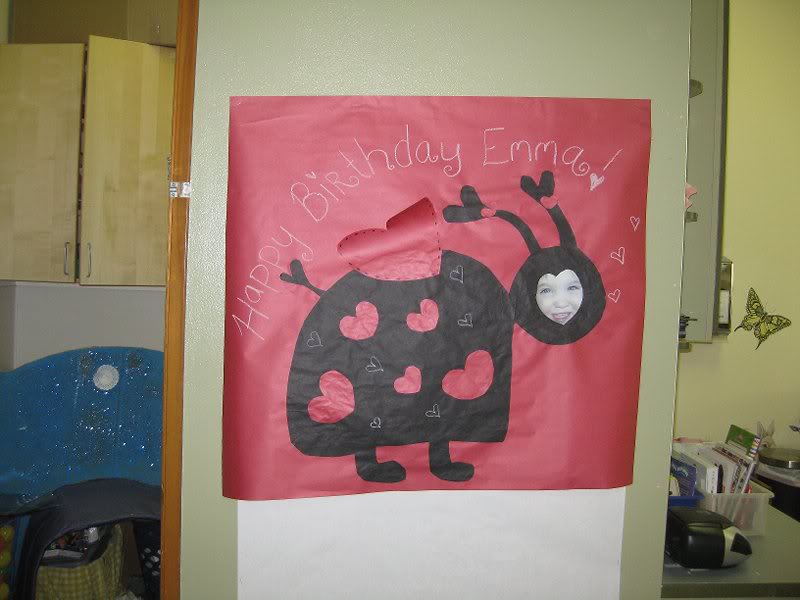 Posterul de la gradi special pentru Emma