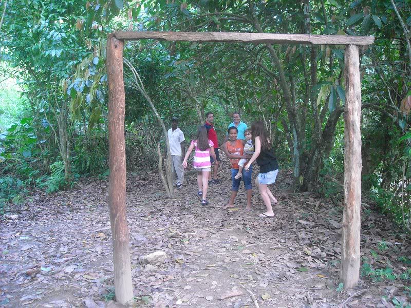 Puerta oficial para entrar a la cascada :)