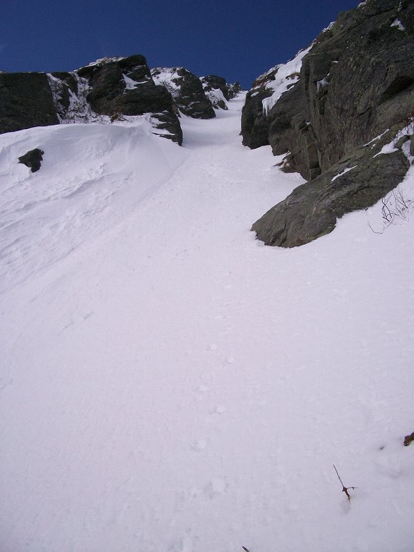 diagnal form above water fall