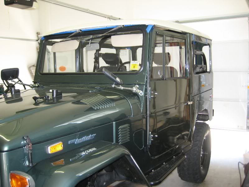 Hard top and doors fitting 002