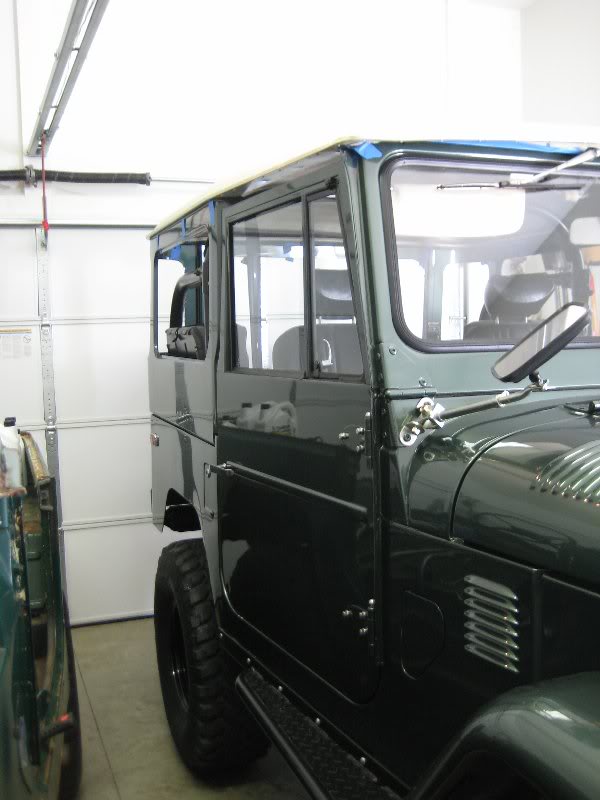 Hard top and doors fitting 006