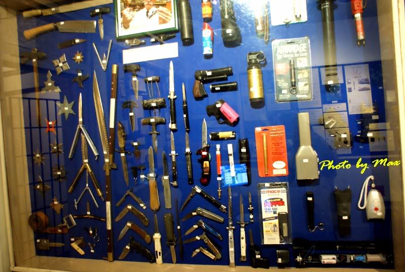 Check out rare and confiscated weapon