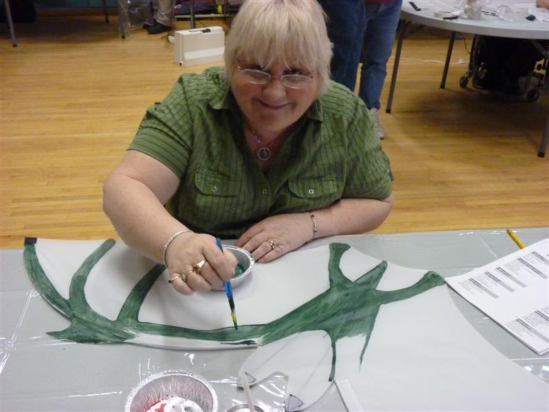 Donna Taylor's kite is green with envy