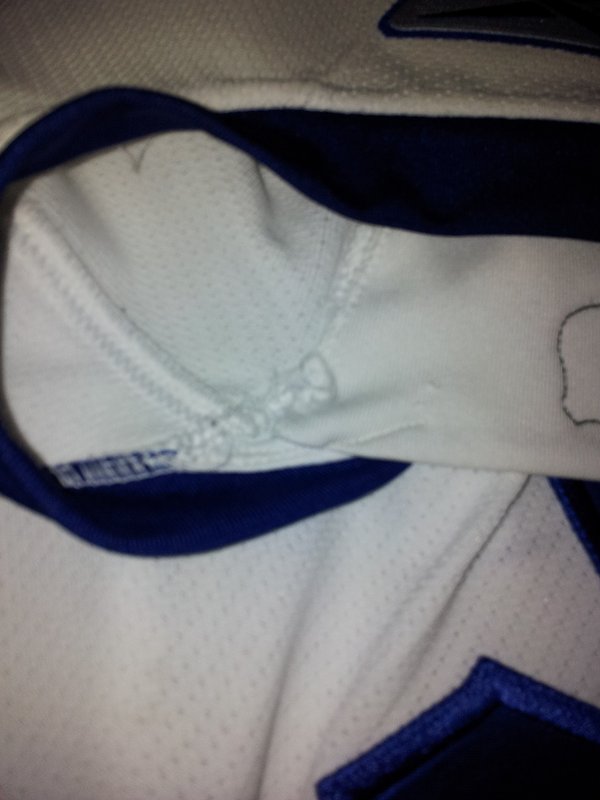 10-11 Colton Orr Toronto Maple Leafs White Set 1 collar...