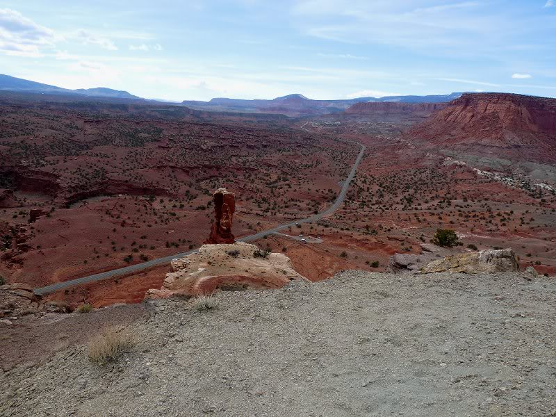 chimney rock upper loop view to west