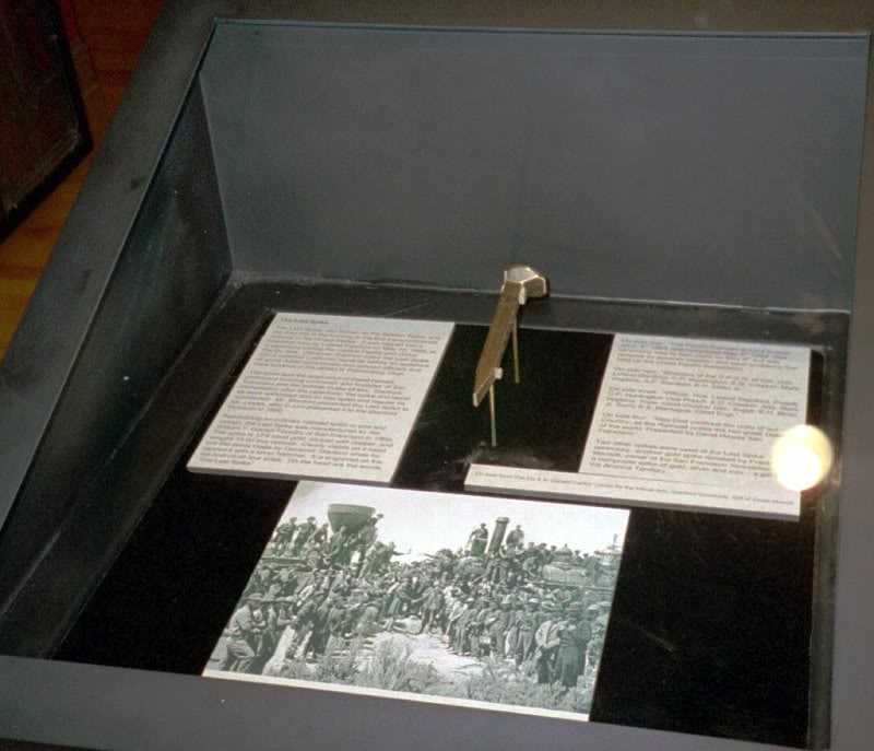 The Real Golden Spike seen @ Bush Library a Few Years A...