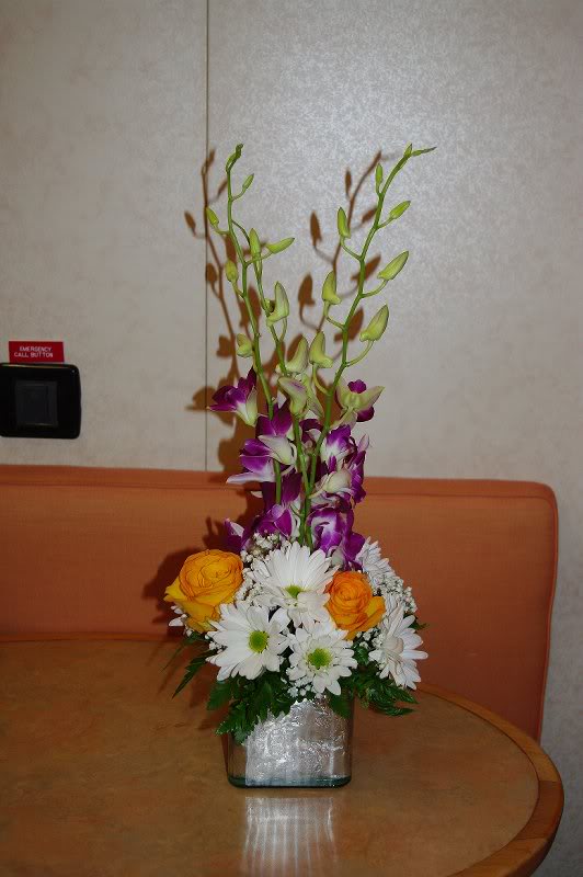 Flowers in the cabin