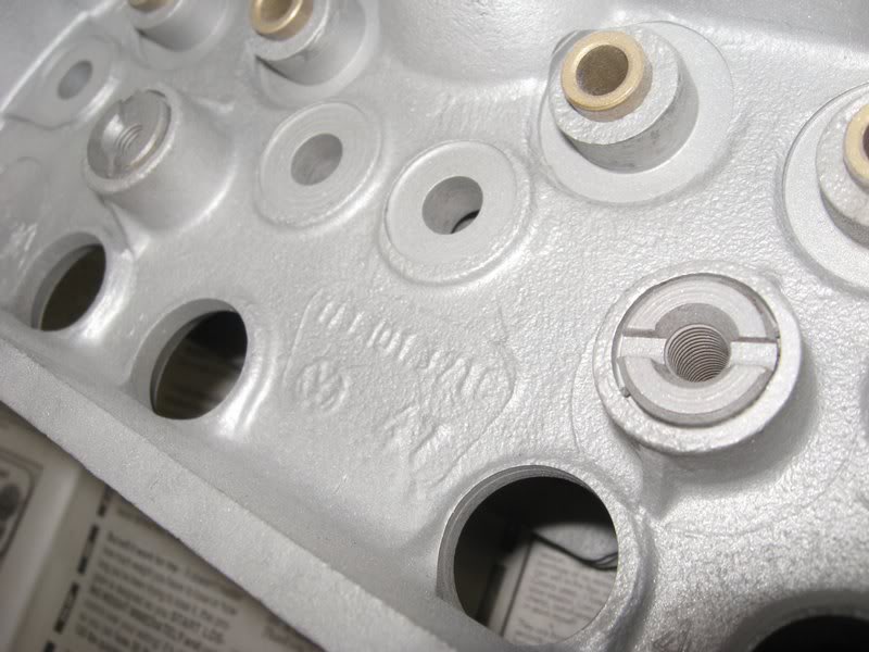 3rd set - 40hp glassbeaded - close up of stud inserts