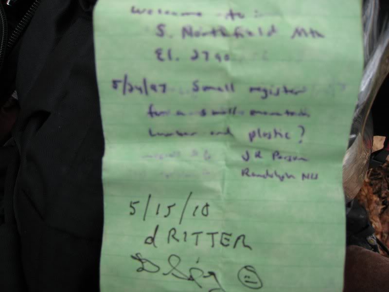 John's register from 1997 for South Northfield