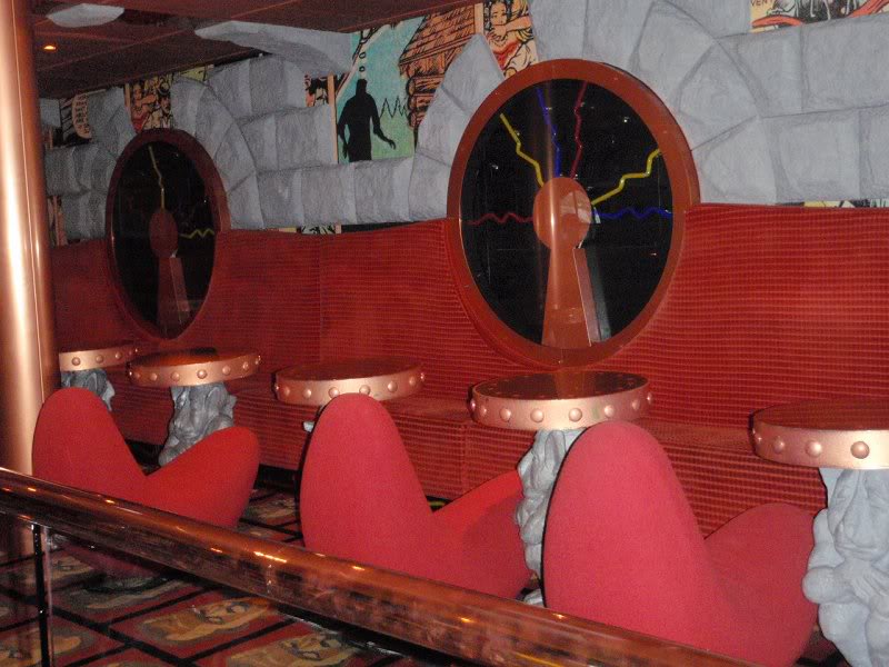 Frankenstein's Lab seating