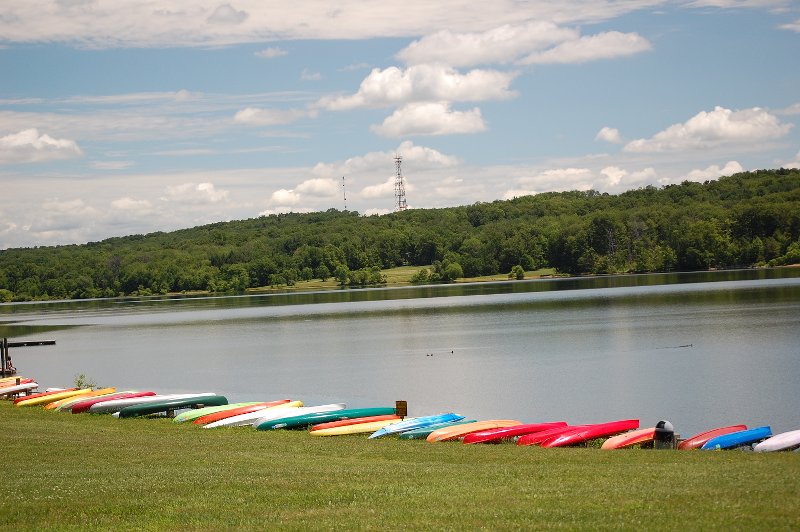The boats are waiting