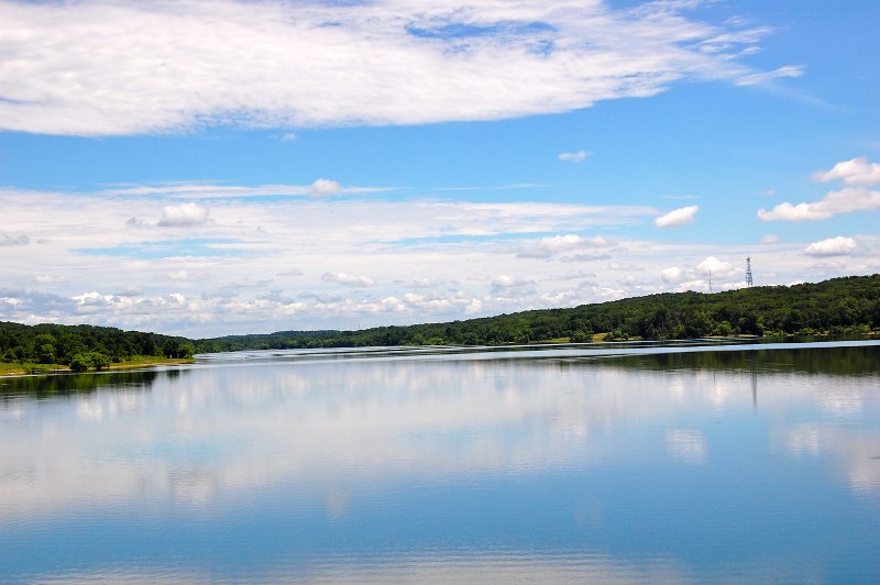 The lake in Peace Valley Park