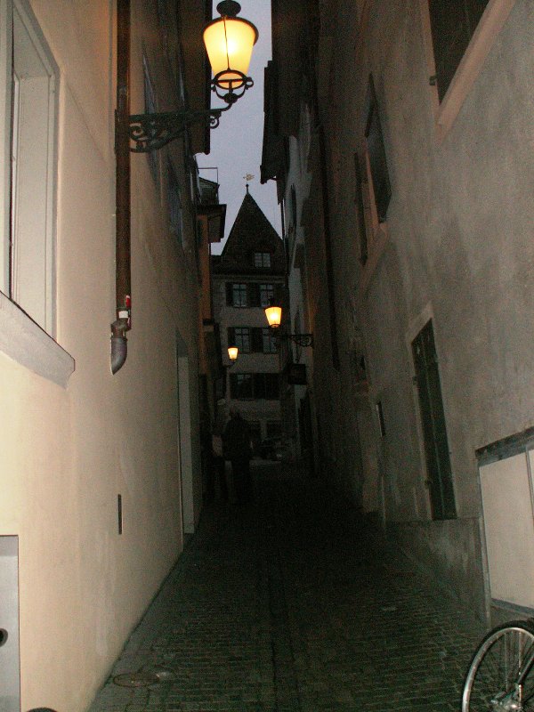 Another view of a narrow Old Town street