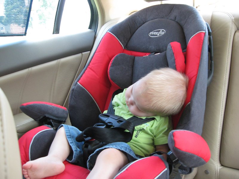 6/24/10 Asleep in the car