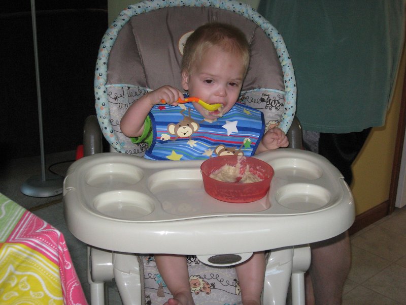 6/25/10 Eating breakfast by myself