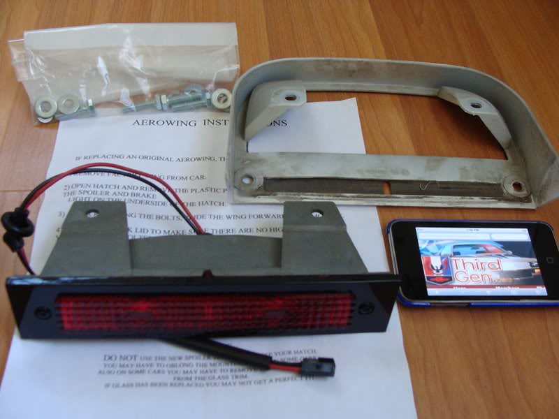 third brake light + housing