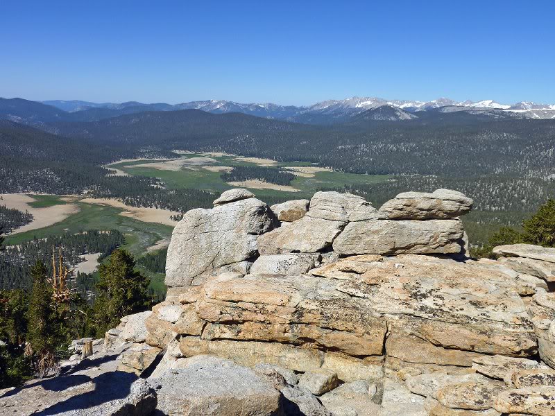 Official Photo Op stop on the PCT, looking into Big Whi...