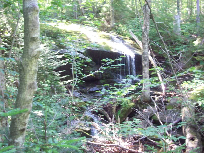 Last water before the ridge