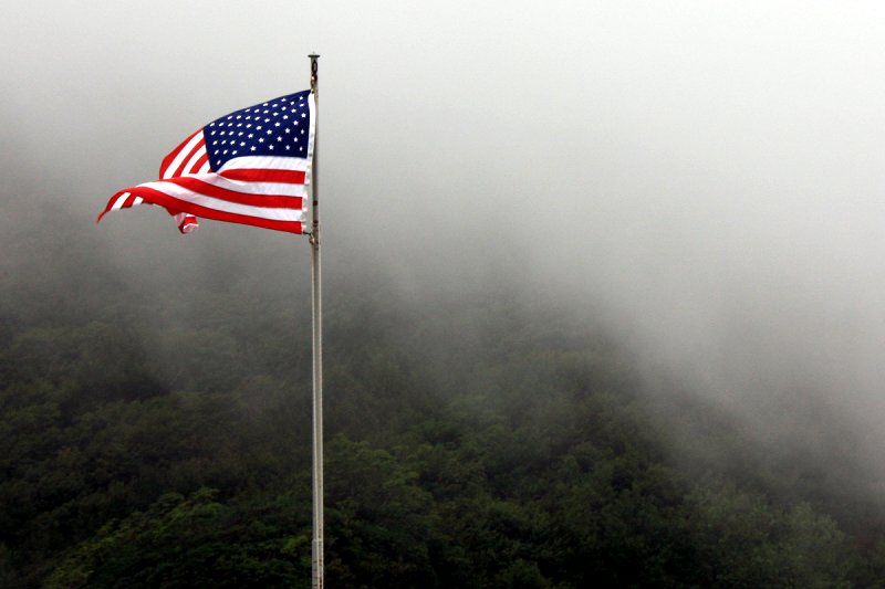 Old Glory flying at one of the BRP visitors centers