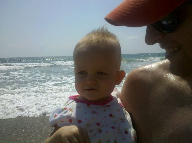 nervous but Daddy is here!