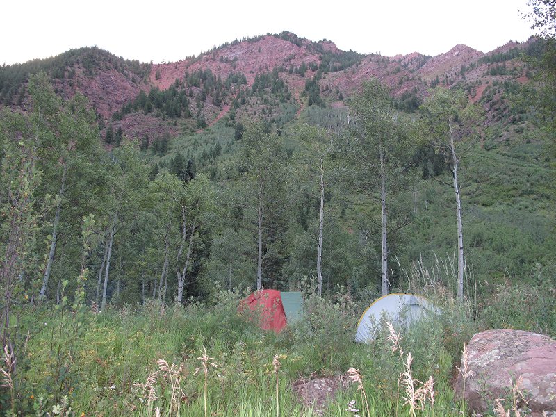 Camp site at Silver Bell, Aspen