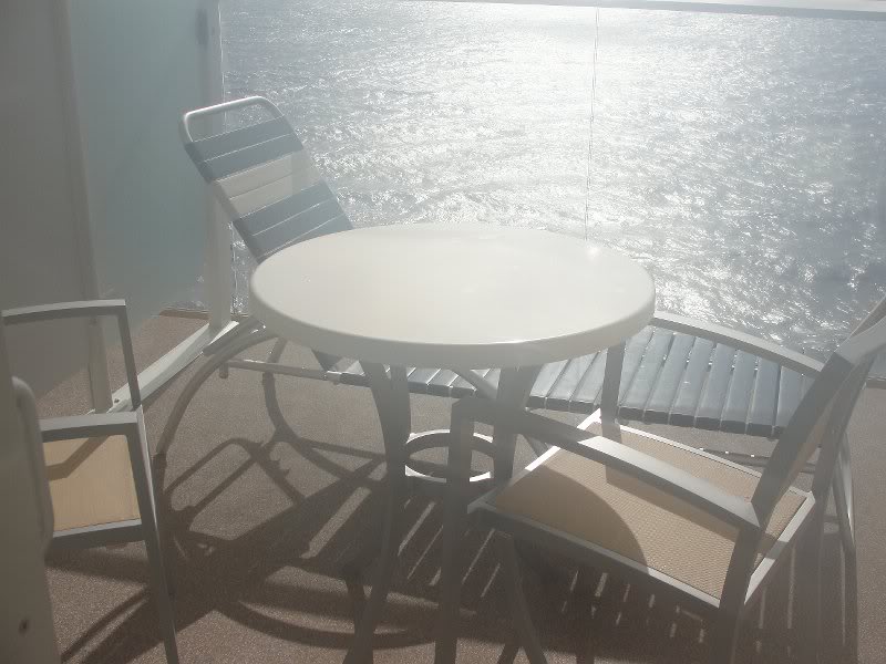 82 Our D1 balcony with LOUNGER