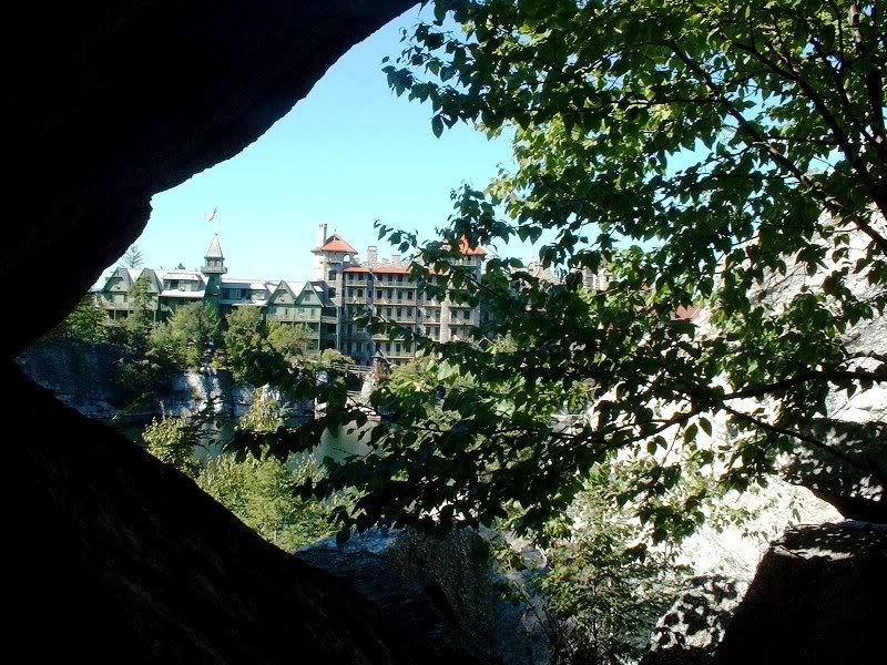 Mohonk Mountain House from the Labyrinth