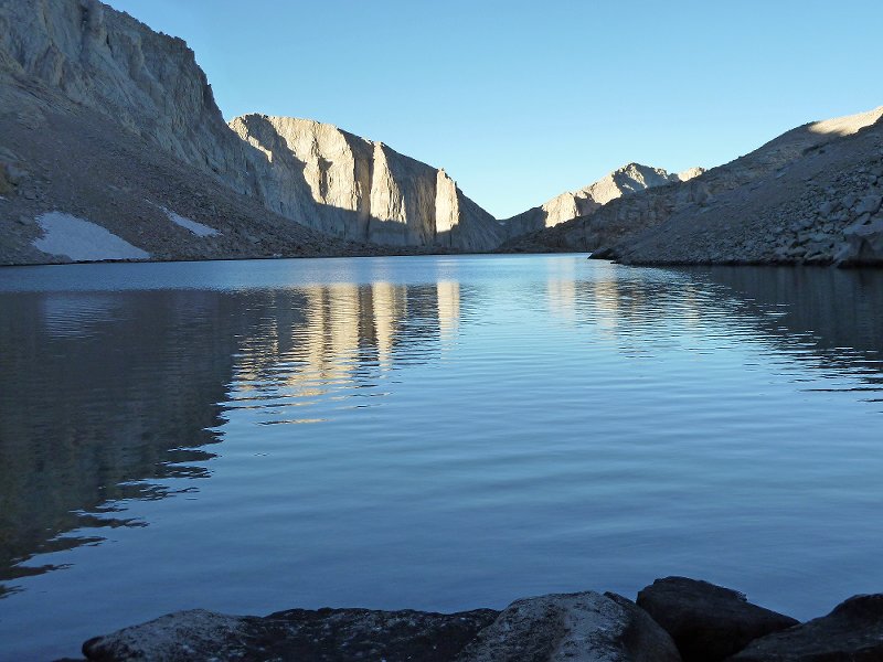 Looking west over upper Crabtree lake