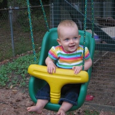 the chamblees' swing is fun!