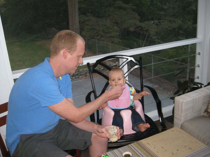 uncle nick does dinner duty