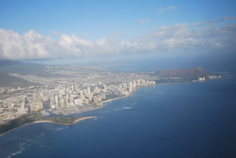 Honolulu from our Interisland Go Mokulele flight