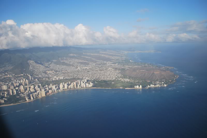 Waikiki and Diamond Head